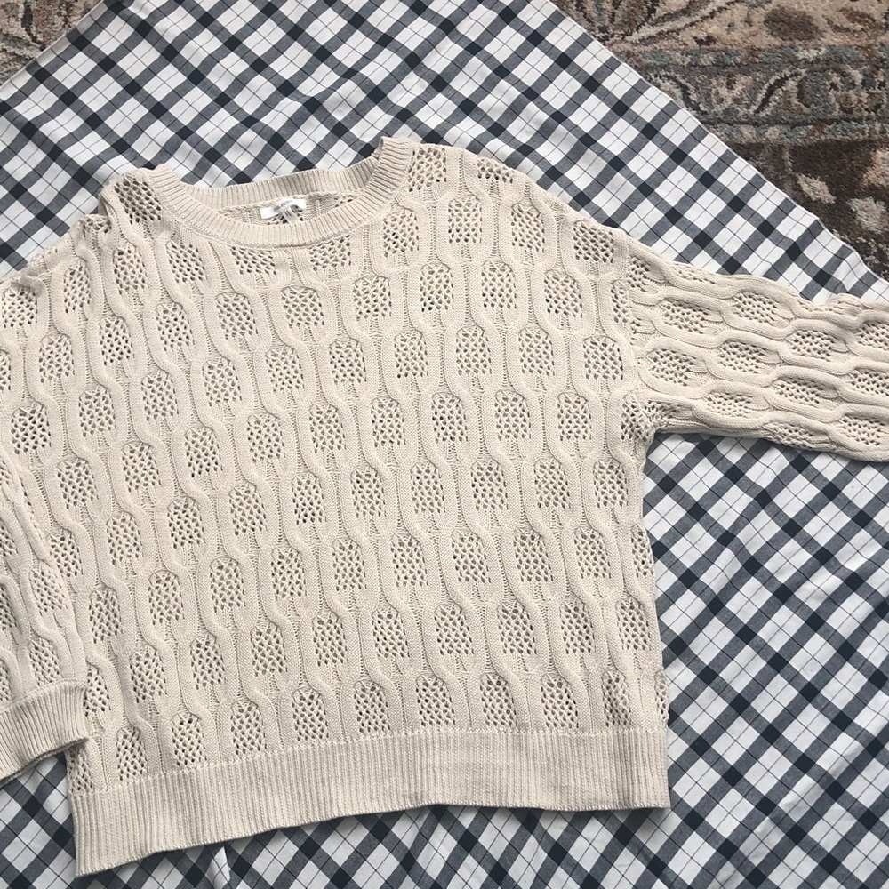 Maurices Cream Knit Top